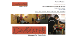 Desktop Screenshot of danielles-table.net